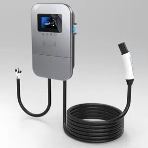 Portable Fast Electric Car DC 7KW 11KW 22KW EV Car Charger Adapter Type 2 Ev Cargador Electric Car Charger Station