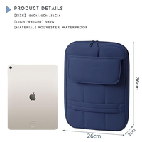 Housse pour ordinateur portable rembourrée, sacoche de transport fine pour ordinateur portable, sac à main bandoulière, housse de protection pour ordinateur portable pour femmes