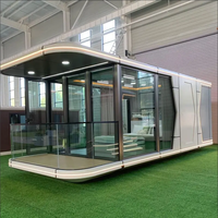 Espaces commerciaux modulaires à prix d'usine Maisons préfabriquées Maisons en conteneur d'habitation Maisons à petites capsules Bars d'appartements