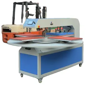 Fabriek Prijs Heet Verkoop Automatische Roterende Pneumatische Vier Werktafel Warmte Persmachine T-shirt Vinyl Warmte Persmachine 20*20cm