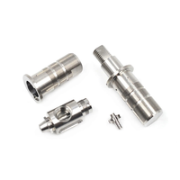Pièces métalliques personnalisées de haute précision usinées par CNC en acier inoxydable pour la chasse et le camping en plein air, couleurs personnalisées, ISO9001