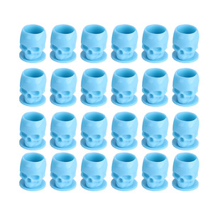 50 Vasos Desechables de Plástico para Tinta de Tatuaje, Tapas para Pigmentos, Accesorios para Maquillaje Permanente - Product Image 6