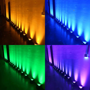 Aopu 6x18W <span class=keywords><strong>Led</strong></span> Pin uplight Wifi <span class=keywords><strong>DMX</strong></span> điều khiển không dây mệnh ánh sáng cho đám cưới sân khấu tổ chức sự kiện DJ uplights - Product Image 6