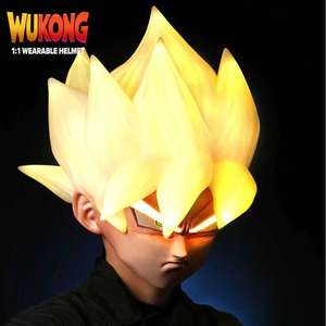 <span class=keywords><strong>Casque</strong></span> Lumineux de Transformation Saiyan le Plus Vendu pour Enfants - <span class=keywords><strong>Casque</strong></span> Intégral Portable, Version Super Similaire - Product Image 5