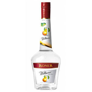 Brandy de fruits Premium Roner Acquavite Pera Williams 40% ABV Italie 1,00 L 6 bouteilles par boîte - Product Image 1