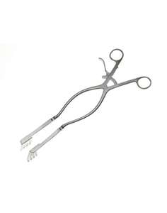 เครื่องมือผ่าตัดกระดูกและข้อ Beckmann-Adson แบบหนีบยึดติดเอง ขนาด 4x4 นิ้ว ง่ามยาวคม ผลิตจากเหล็กกล้าไร้สนิมคุณภาพสูง - Product Image 1