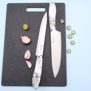 Durable Cutting Knife Stainless Steel Kitchen Knife Set Bread Utility Chef Knives With Knife <b>Block</b> - Product Image 3