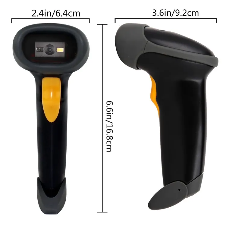 MINJCODE MJ2880 inventory machine barcode scanner blue tooth handheld qr code scanner and for ios Android wireless scanner