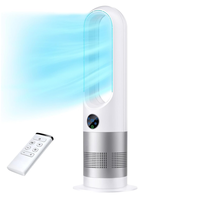 Ventilateur portable sans pales à courant continu avec télécommande, essentiel pour la maison