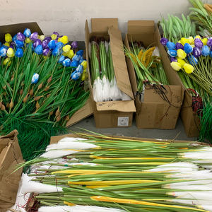 Fleurs artificielles plantes décoratives verdure Reali Led roseau lumières décoration terre Scaping jardin extérieur décor pour événement - Product Image 5