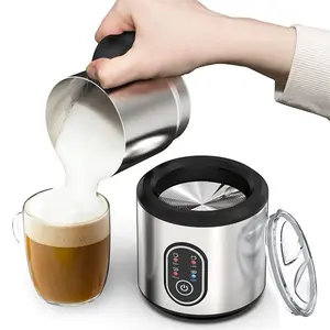 Customization Milk Frother With Lid Automatically Shut Down When The Work Is Finished Commercial Milk Frother Machine