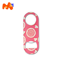 Cadeau d'ouverture créatif personnalisé DIY Promotion personnalisée en acier inoxydable Impression Image Sublimation Cadeaux de fantaisie vierges
