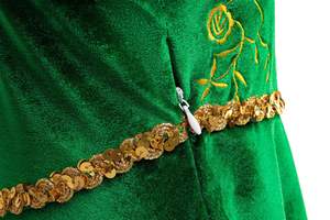Nuovo Costume da Principessa <span class=keywords><strong>Fiona</strong></span> <span class=keywords><strong>Verde</strong></span> per Bambine, Abito Ricamato per Carnevale, Halloween, Feste di Compleanno, Cosplay Anime, Mantello da Mostro - Product Image 5