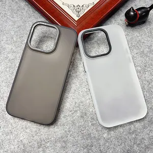 Funda de teléfono translúcida mate, cubierta completa multicolor para iPhone 13 14 pro max, venta al por mayor de fábrica