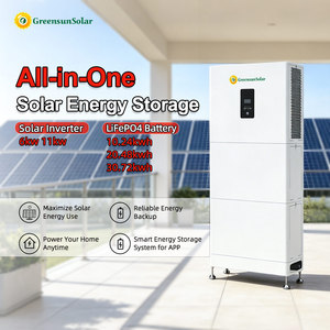 Batería Solar Híbrida Todo en Uno de Iones de Litio de 10 kWh y 51,2 V, MPPT, Conexión a Red o Fuera de Red, Montaje en Pared para el Hogar - Product Image 1