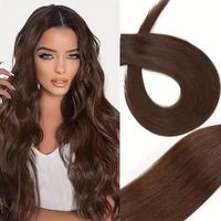 Extensions de cheveux à bandes adhésives en gros, 100 % cheveux naturels, extensions invisibles à trame de peau pour salon