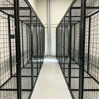 Casier en maille pour salle du personnel, pour le rangement d'objets personnels