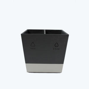 ถังขยะทรงสี่เหลี่ยมแบบตั้งพื้น ไม่มีฝาปิด ทำจากกระดาษรีไซเคิล  ตกแต่งด้วยหนัง  สไตล์น<span class=keywords><strong>อร</strong></span><span class=keywords><strong>์ดิก</strong></span> เหมาะสำหรับห้องพักในโรงแรม - Product Image 4