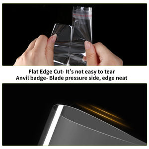 2024ใหม่ยอดนิยมพลาสติก PP แบบใสมีกาวในตัวถุงพลาสติกกระดาษแก้ว - Product Image 5