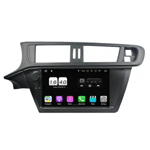 Dört çekirdekli Android 10.0 GPS araç DVD oynatıcı oynatıcı araba ses sistemi multimedya için Citroen C3 2005-2011