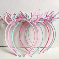 Serre-têtes de Noël en forme de bois de cerf pour la décoration du Nouvel An, accessoires de fête, serre-têtes en PP en forme de cornes de cerf, serre-têtes du Nouvel An