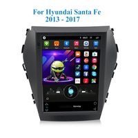 9,7 pulgadas 2din Android Car Radio estéreo para Hyundai Santa Fe 3 2013-2017 de Audio de coche GPS DVD del coche de navegación reproductor Multimedia