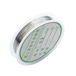 0.3/0.4/0.5/0.6/0.8/1mm <span class=keywords><strong>argento</strong></span>/<span class=keywords><strong>oro</strong></span>/filo di <span class=keywords><strong>rame</strong></span> rosa per bracciale collana gioielli accessori fai da te 0.2-1.0mm perline artigianali - Product Image 3
