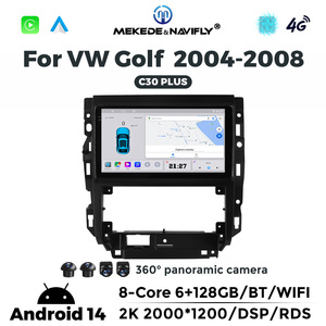 Navifly 2K <span class=keywords><strong>6</strong></span> + 128GB 8Core Android 14 DSP inalámbrico Car-play para VW <span class=keywords><strong>Golf</strong></span> 2004-2008 soporte 360 cámara panorámica BT WIFI - Product Image 3