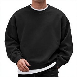 Sudadera Oversize para Hombre, Personalizada OEM, de Alta Calidad, 380 GSM, 100% Algodón Tejido, de Secado Rápido, con Hombros Caídos - Product Image 2