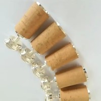 Premium Silver Plated Brass Material Flute Head Screw Cork Plug Wholesale Musical Instrument Accessories