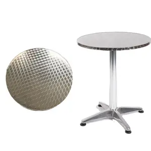 Hot Selling DIA 60cm Durable MDF Round Outdoor Tables Patio Table