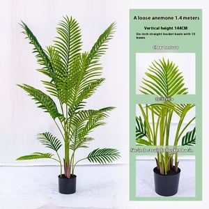 Tùy chỉnh hướng Dương Nhân Tạo Màu Xanh Lá Cây nhà máy nhựa cho nhà hàng cảnh quan và trang trí mục đích có tính năng cây cây bụi - Product Image 2