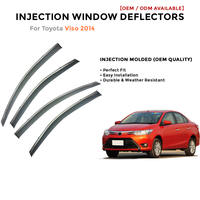 Déflecteurs de fenêtre latérale pare-pluie pour Toyota LC200 2008-2019 accessoires auto