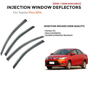 Deflectores de Ventana Laterales para Toyota LC200 2008-2019 Protector de Lluvia Accesorios de Coche - Product Image 2