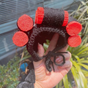 Handmade Crochet landlady Pet <span class=keywords><strong>hat</strong></span> vui Curler Headgear Dress-up Cap cho Cat & Dog Amigurumi Pet trang phục phụ kiện dễ thương dệt kim - Product Image 2