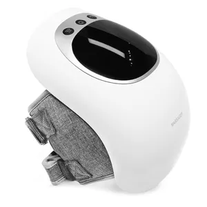 Écran sans fil haute définition à un bouton 3 niveaux compresse chaude recharge vibrant 3D masseur intelligent pour les genoux