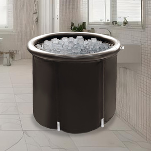 Inflatable Ice Bath Tub 80x75 Cm Foldable For Adults Recovery Soaking Home Use PVC Material - Product Image 3