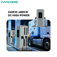Solutions de charge haute puissance NANCOME 240-480 KW Tension de sortie 200-1000V pour l'électrification des flottes et la charge MHDV