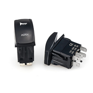 Horn <b>Switch</b> <b>12V</b> 20A DC 24V 10A DC Boat Shape For Car RV Yacht Bus Conversion - Product Image 1