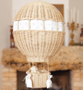 Di alta qualità in Rattan mongolfiera vivaio parete <span class=keywords><strong>Mobile</strong></span> appesa decorazioni per <span class=keywords><strong>soggiorno</strong></span> per la casa dei bambini Dexor - Product Image 4