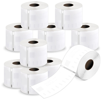 Étiquettes d'expédition thermiques 59*101mm compatibles, perforées, 300 étiquettes/rouleau, lot de 10 rouleaux, autocollants à code-barres résistants à l'eau