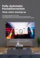 Proyector de Video de Alta Resolución para Cine en Casa Full HD 1080P, Proyector de TV con MEMC HDR Android 4 32GB Wifi, el Mejor