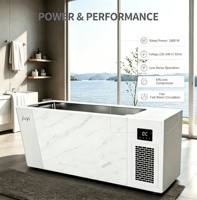 Machine de refroidissement autonome pour baignoire à glace en acrylique pour villa, salle de sport, extérieur