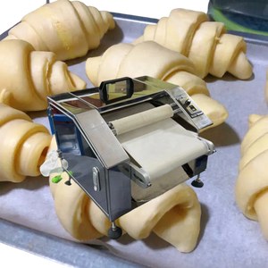 Croissant che formano il rullo di rotolamento croissant che fa la macchina per tagliare il pane piccolo croissant rolling machine - Product Image 2