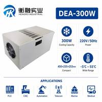 Climatiseur industriel Hengrong DEA-300W à montage supérieur pour armoire électrique, dissipation thermique pour armoire de commande PLC à énergie nouvelle