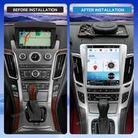 Autoradio 9,7 pouces pour Cadillac CTS 2008-2013, Carplay, navigation GPS, autoradio multimédia, écran tactile, unité centrale