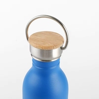 Vaso Térmico Personalizado de Acero Inoxidable 304 - Taza Grande de 500ml con Aislamiento al Vacío de Una Sola Capa, Tapa con Asa, Mantiene el Agua Hirviendo de 12 a 24 Horas