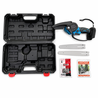Mini tronçonneuse sans fil 21V, vente en gros, tronçonneuse électrique portable à batterie pour l'élagage du jardin et la coupe du bois