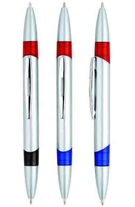Manufacturers Custom Cheap Plastic Ballpoint <b>Pen</b> Double Head Writing Red Blue <b>Pen</b> <b>Refill</b> Can Be Customized LOGO - Product Image 3