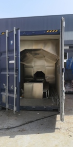 Máquina de cremación individual 1000kg Carga Equipo de crematorio humano móvil Equipo de cremación de emergencia 100% Ash Back - Product Image 6